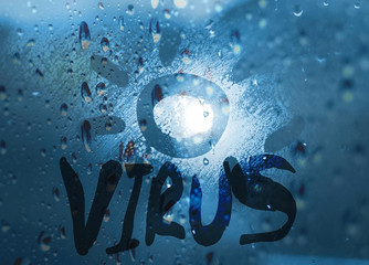 The virus in China. Coronavirus epidemic. Danger of infection in 2020.