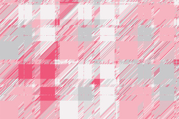 Modern glitch background. Color geometric abstract pattern vector.