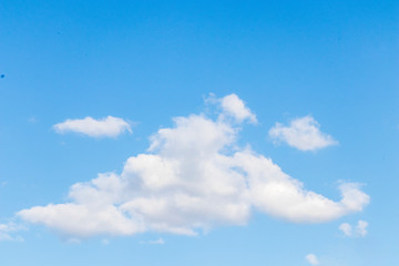image of beautiful blue sky and white clouds background.