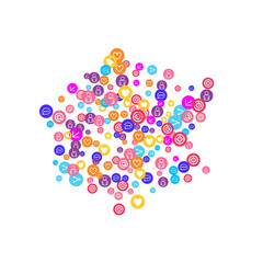 Social media marketing, Communication concept.