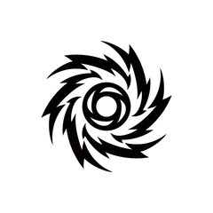 Thunders storm vector symbol. Storm icon.