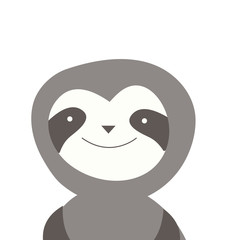 Obraz premium cute slot wild animal character icon