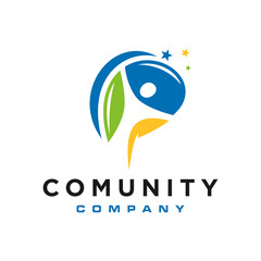 modern human community logo