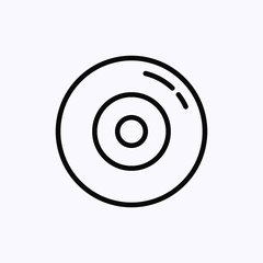 Thin Icon Isolated on white background