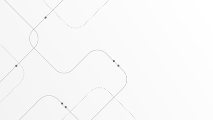 Abstract geometric connect lines and dots.Simple technology graphic background.Illustration Vector design Network and Connection concept.
