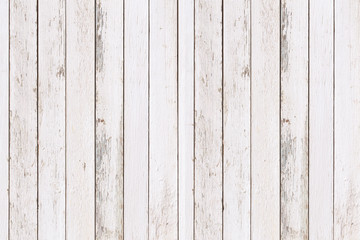 White natural wood wall texture and background, Empty surface white wooden for design,Top view white table and copy space