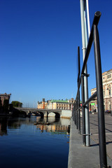 Naklejka premium Rosenbad, norrbro, stadshuset i Stockholm