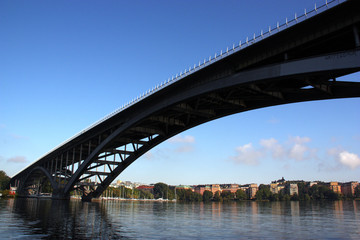 Fototapeta na wymiar Västerbron i Stockholm