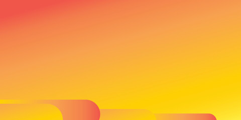 Fresh Orange Yellow Circle Line Abstract Background Presentation Vector Illustration