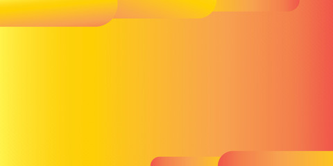 Fresh Orange Yellow Circle Line Abstract Background Presentation Vector Illustration