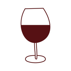 wine cup drink isolated icon