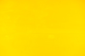 Texture background of concrete wall painted by yellow color.