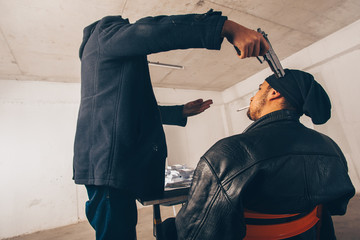 Assaulters arguing about money