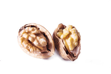 tasty nuts isolated on white