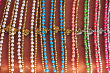 handmade from beads in the village.