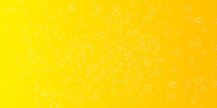 Fresh orange yellow circle bubble abstract presentation background design