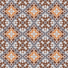 Digital paper pattern mosaic seamless Background south Morocco