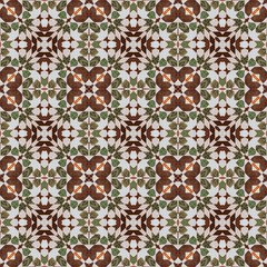 Digital paper pattern mosaic seamless Background south Morocco
