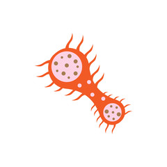 Virus vector illustration icon template design