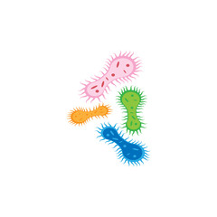 Virus vector illustration icon template design