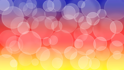 Festive background with defocused lights. Color bokeh abstract light background illustration.