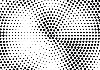 Abstract halftone dotted background. Futuristic grunge pattern, dot and circles.  Vector modern optical pop art texture for posters, sites, business cards, cover, postcards, labels, stickers layout.