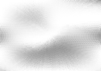 Abstract halftone dotted background. Monochrome grunge pattern with dot and circles.  Vector modern pop art texture for posters, sites, business cards, cover, postcards, labels, stickers layout.