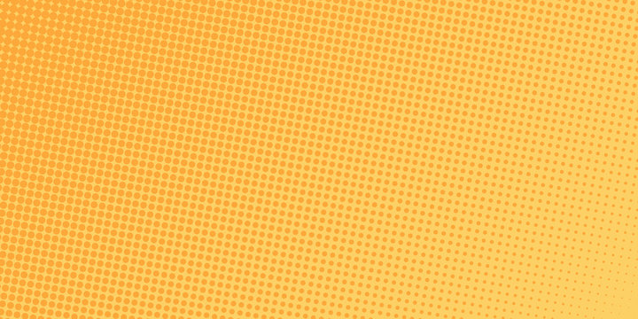 Yellow orange dot pattern halftone abstract presentation background design