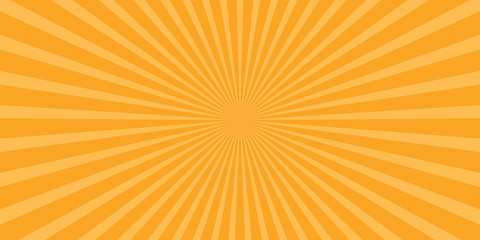 Fototapeta premium Orange yellow light line comic star vector presentation background design.