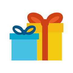 gift box present isolated icon