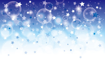  星　キラキラ　背景　青