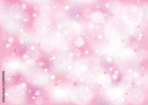 星 キラキラ 背景 ピンク Canvas Print Canvas Prints メガネ