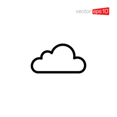 Cloud Icon Design Vector Illustration