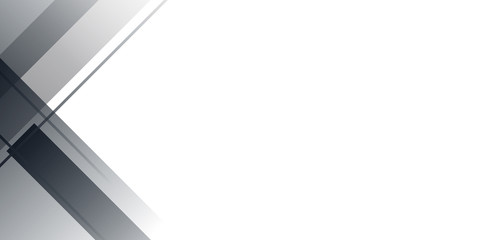 Modern black white grey silver abstract background for presentation design.