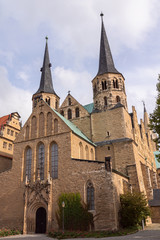 Fototapeta na wymiar Der Merseburger Dom St. Johannes und St. Laurentius in Merseburg, Sachsen-Anhalt