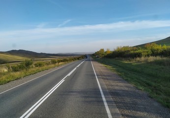 Naklejka premium road in the mountains