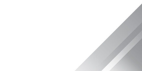 Grey white abstract background geometry shine and layer element vector for presentation design. Suit for business, corporate, institution, party, festive, seminar, and talks.