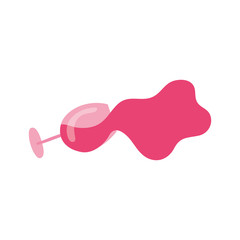 wine cup drink isolated icon