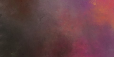 abstract artistic aged horizontal banner background  with old mauve, moderate red and very dark blue color