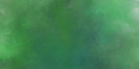 Fototapeta na wymiar abstract artistic antique horizontal design background with sea green, medium sea green and dark sea green color
