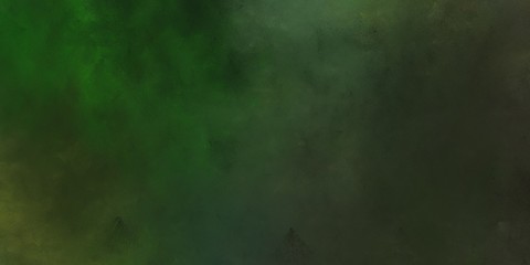 abstract artistic decorative horizontal texture background  with very dark green and dark olive green color