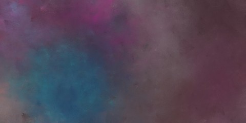 abstract artistic grunge horizontal background banner with old mauve, dim gray and dark slate gray color