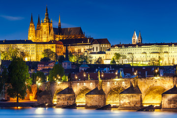 Obraz premium View of the city of Prague