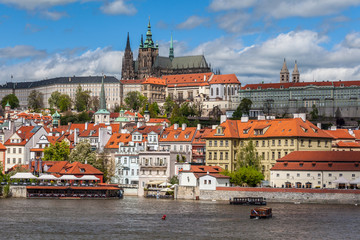 Fototapeta premium View of the city of Prague