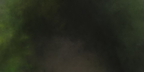 abstract artistic vintage horizontal background with very dark green, dark olive green and dark gray color