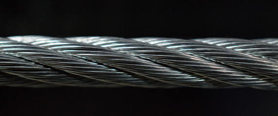 steel cable section