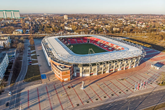 Stadion RTS Widzew- Ł&oacute;dź, Polska	