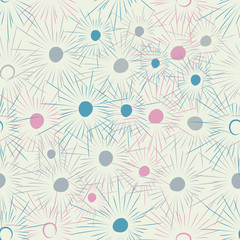 Fototapeta premium Abstract vector seamless pattern in pastel colors