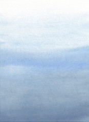 Gradient watercolor background indigo blue