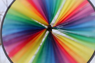 Fototapeta premium Windrad, bunt, Wind,